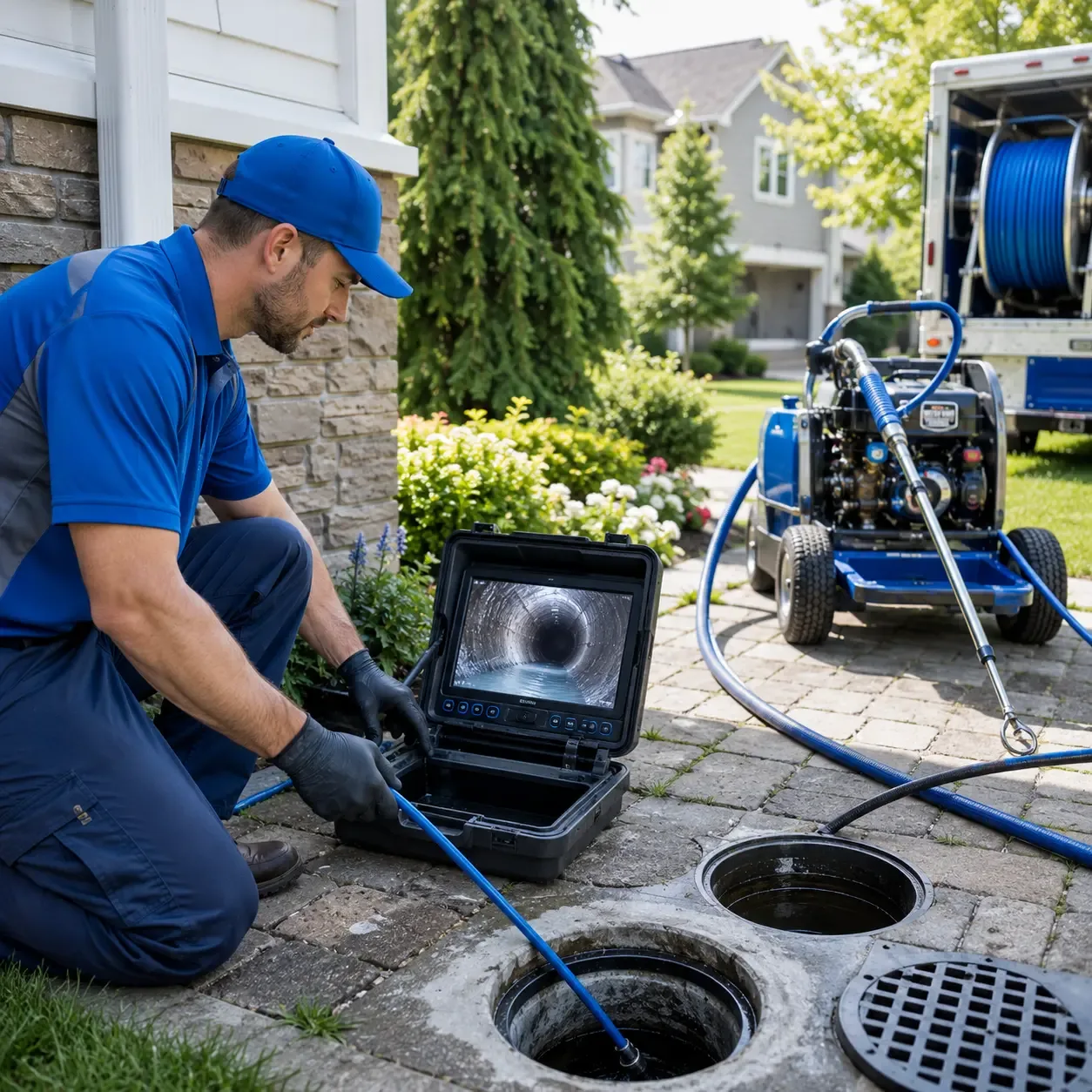 Outdoor drain cleaning professionals serving Billings, OK
